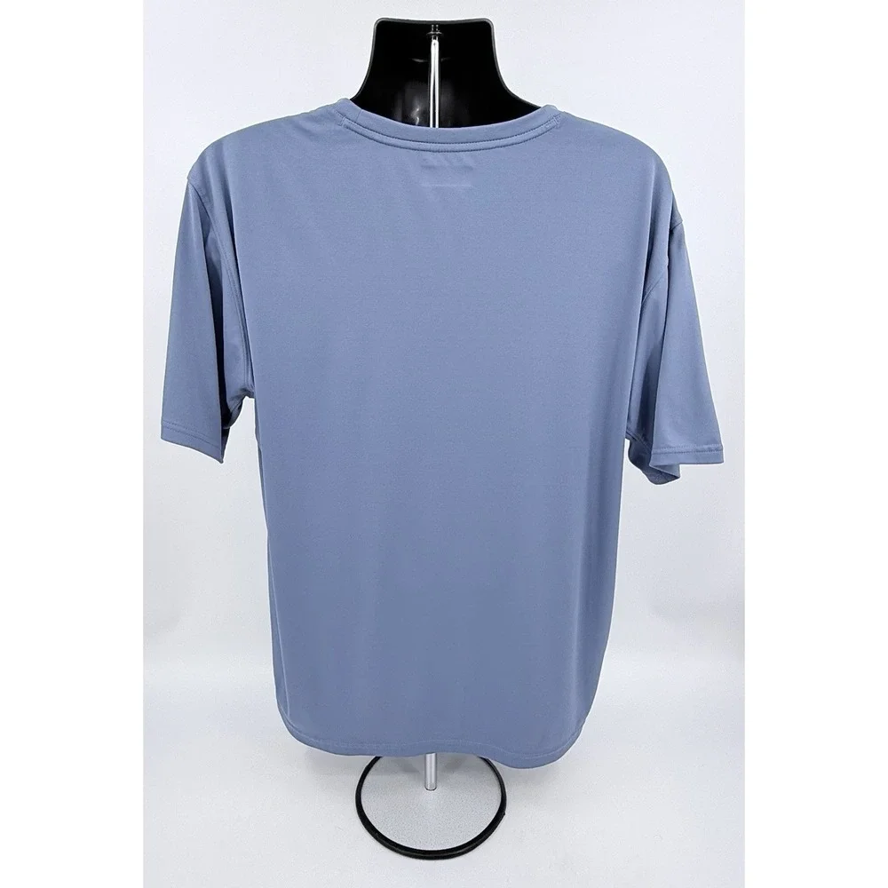 Columbia Omni-Freeze PFG Performance Short Sleeve Crew Neck Bounty Blue Men's XL